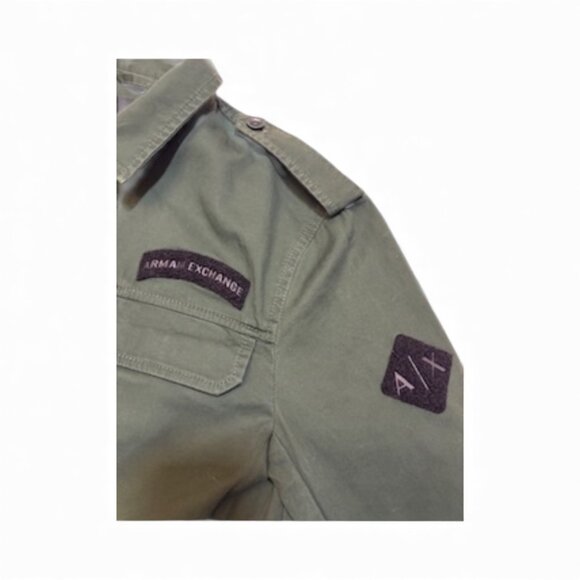 Armani Exchange Green Jacket Military Jacket - Picture 3 of 7